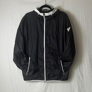 Guess Black Windbreaker with White Accents